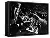 Gimme Shelter, Mick Jagger, 1970, Performing Onstage-null-Framed Stretched Canvas