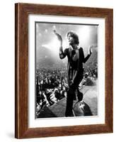 Gimme Shelter, Mick Jagger, 1970-null-Framed Photo