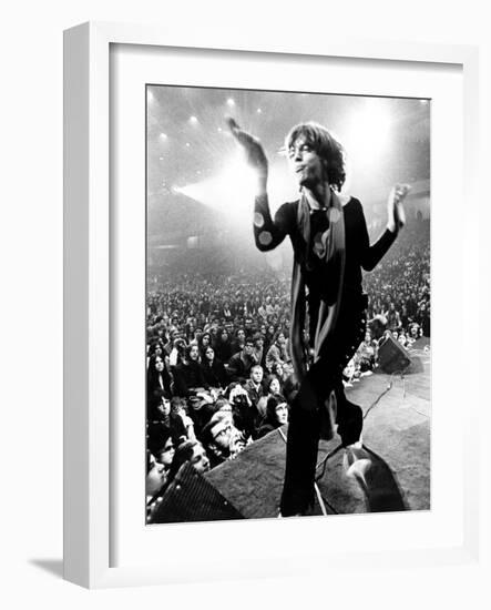 Gimme Shelter, Mick Jagger, 1970-null-Framed Photo