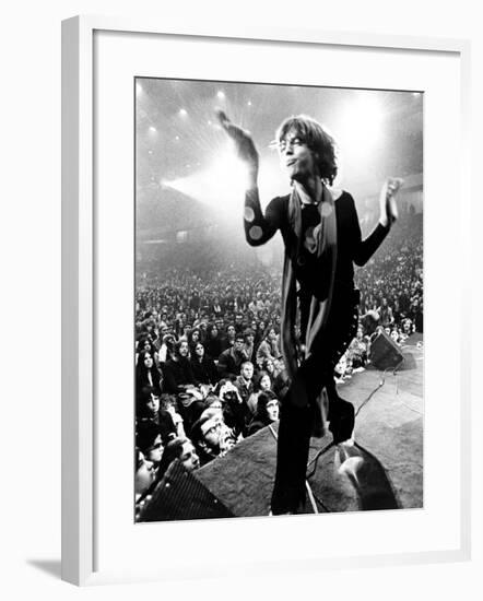 Gimme Shelter, Mick Jagger, 1970-null-Framed Photo