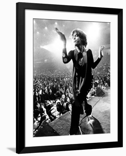 Gimme Shelter, Mick Jagger, 1970-null-Framed Photo