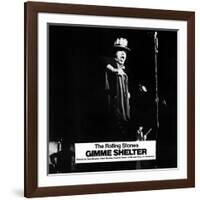 Gimme Shelter, Mick Jagger, 1970-null-Framed Photo