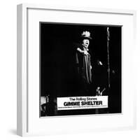 Gimme Shelter, Mick Jagger, 1970-null-Framed Photo