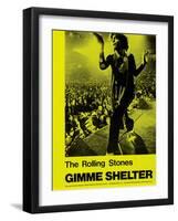 Gimme Shelter, Mick Jagger, 1970-null-Framed Art Print