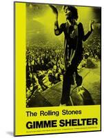 Gimme Shelter, Mick Jagger, 1970-null-Mounted Art Print