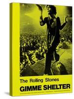 Gimme Shelter, Mick Jagger, 1970-null-Stretched Canvas