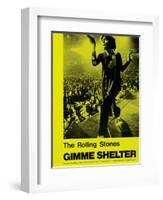 Gimme Shelter, Mick Jagger, 1970-null-Framed Art Print