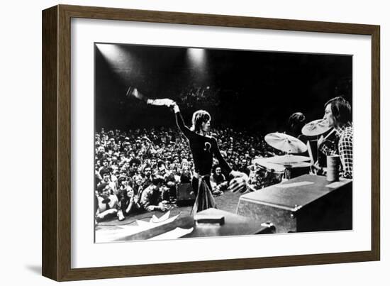 Gimme Shelter, Mick Jagger, Charlie Watts, 1970-null-Framed Photo