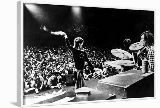 Gimme Shelter, Mick Jagger, Charlie Watts, 1970-null-Framed Photo