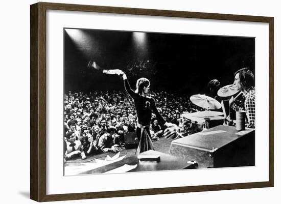 Gimme Shelter, Mick Jagger, Charlie Watts, 1970-null-Framed Photo