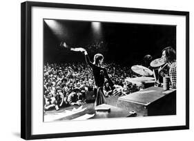 Gimme Shelter, Mick Jagger, Charlie Watts, 1970-null-Framed Photo