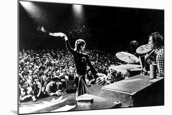 Gimme Shelter, Mick Jagger, Charlie Watts, 1970-null-Mounted Photo