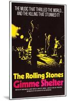 Gimme Shelter, US Poster Art, Mick Jagger, Keith Richards, (AKA the Rolling Stones), 1970-null-Mounted Art Print