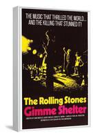 Gimme Shelter, US Poster Art, Mick Jagger, Keith Richards, (AKA the Rolling Stones), 1970-null-Framed Stretched Canvas