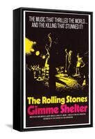 Gimme Shelter, US Poster Art, Mick Jagger, Keith Richards, (AKA the Rolling Stones), 1970-null-Framed Stretched Canvas