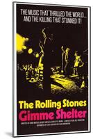 Gimme Shelter, US Poster Art, Mick Jagger, Keith Richards, (AKA the Rolling Stones), 1970-null-Mounted Art Print