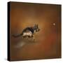 Gimme That Ball German Shepherd-Jai Johnson-Stretched Canvas