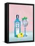 Gin Cocktail-Petra Lizde-Framed Stretched Canvas