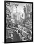 Gin Lane, 1751-William Hogarth-Framed Giclee Print