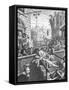 Gin Lane, 1751-William Hogarth-Framed Stretched Canvas