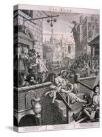 Gin Lane, 1751-William Hogarth-Stretched Canvas