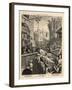 Gin Lane (Beer Street and Gin Lane), 1751-William Hogarth-Framed Giclee Print