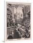 Gin Lane-William Hogarth-Framed Art Print