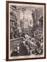 Gin Lane-William Hogarth-Framed Art Print