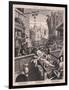 Gin Lane-William Hogarth-Framed Art Print