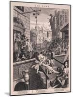 Gin Lane-William Hogarth-Mounted Art Print