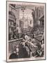 Gin Lane-William Hogarth-Mounted Art Print