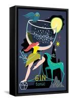 Gin Tonic, 2017-Yuliya Drobova-Framed Stretched Canvas