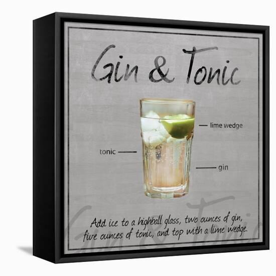 Gin Tonic-Lauren Gibbons-Framed Stretched Canvas