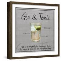 Gin Tonic-Lauren Gibbons-Framed Art Print