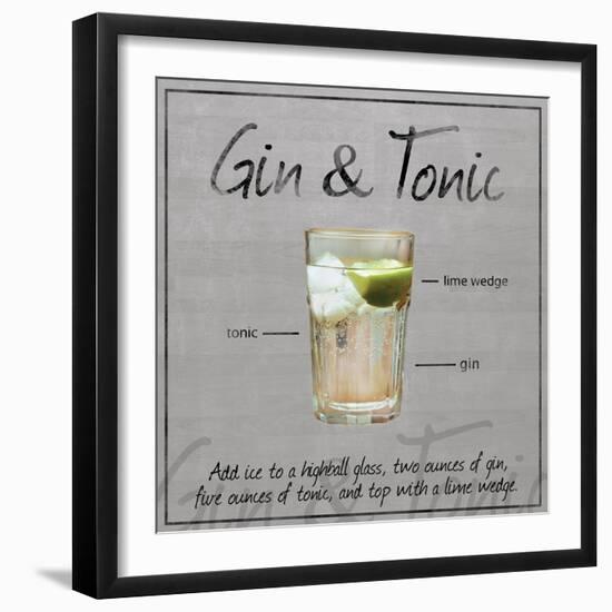 Gin Tonic-Lauren Gibbons-Framed Art Print