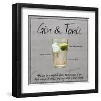 Gin Tonic-Lauren Gibbons-Framed Art Print