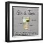 Gin Tonic-Lauren Gibbons-Framed Art Print