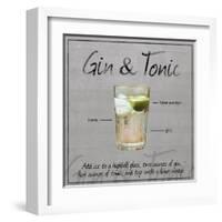 Gin Tonic-Lauren Gibbons-Framed Art Print