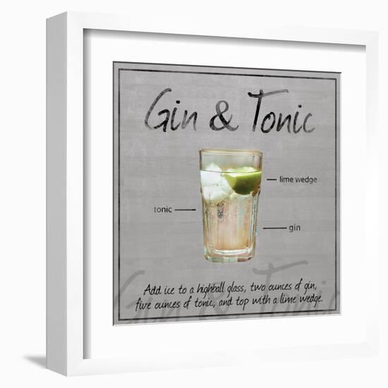 Gin Tonic-Lauren Gibbons-Framed Art Print