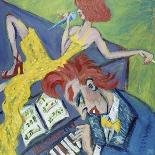 Two Red Heads and a Piano-Gina Bernardini-Giclee Print