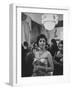 Gina Lollobrigida During Her Visit-Ed Clark-Framed Photographic Print