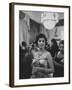 Gina Lollobrigida During Her Visit-Ed Clark-Framed Photographic Print