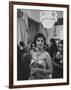 Gina Lollobrigida During Her Visit-Ed Clark-Framed Photographic Print