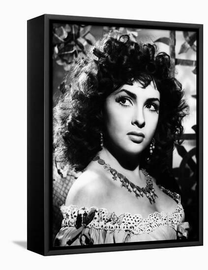 Gina Lollobrigida I PAGLIACCI / PAILLASSE, 1948 directed by MARIO COSTA (b/w photo)-null-Framed Stretched Canvas