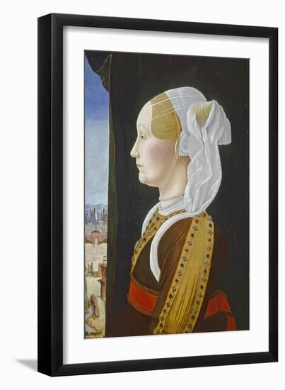 Ginevra Bentivoglio, C. 1474- 77-Ercole de Roberti-Framed Premium Giclee Print