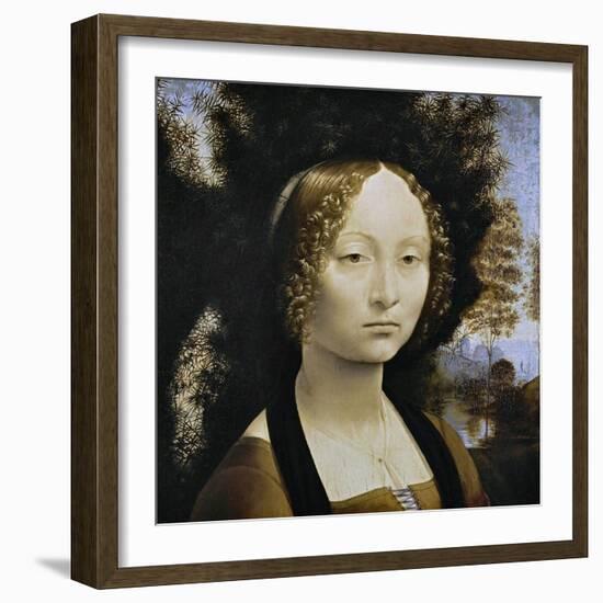 Ginevra De Benci, C. 1474-1478-Leonardo da Vinci-Framed Giclee Print