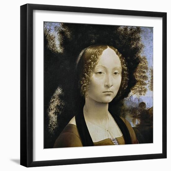 Ginevra De Benci, C. 1474-1478-Leonardo da Vinci-Framed Giclee Print