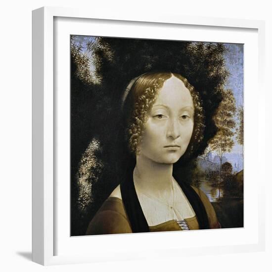 Ginevra De Benci, C. 1474-1478-Leonardo da Vinci-Framed Giclee Print