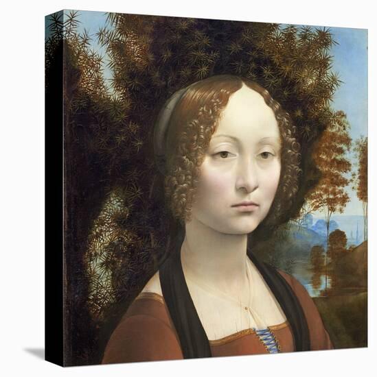 Ginevra De' Benci, C. 1474- 78-Leonardo da Vinci-Stretched Canvas