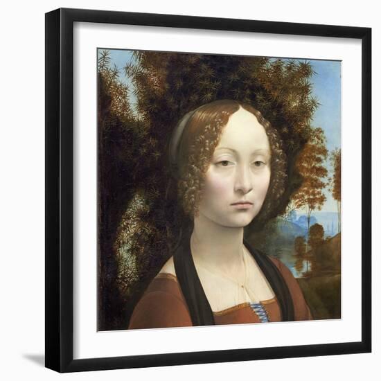 Ginevra De' Benci, C. 1474- 78-Leonardo da Vinci-Framed Giclee Print